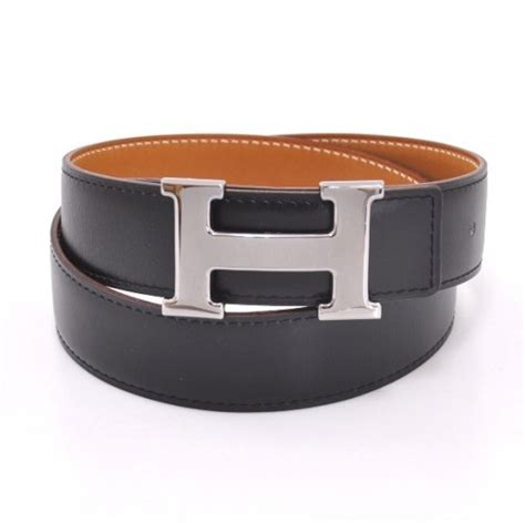 hermes gamma belt black worn|black hermes belt silver buckle.